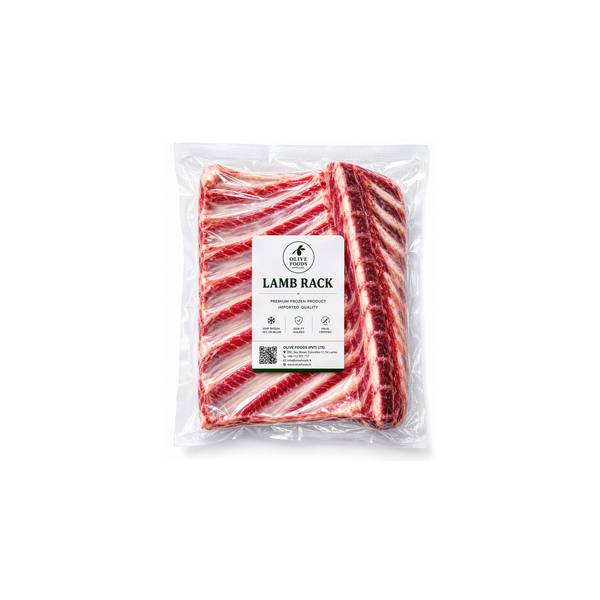 Lamb Rack Frenched Cap Off