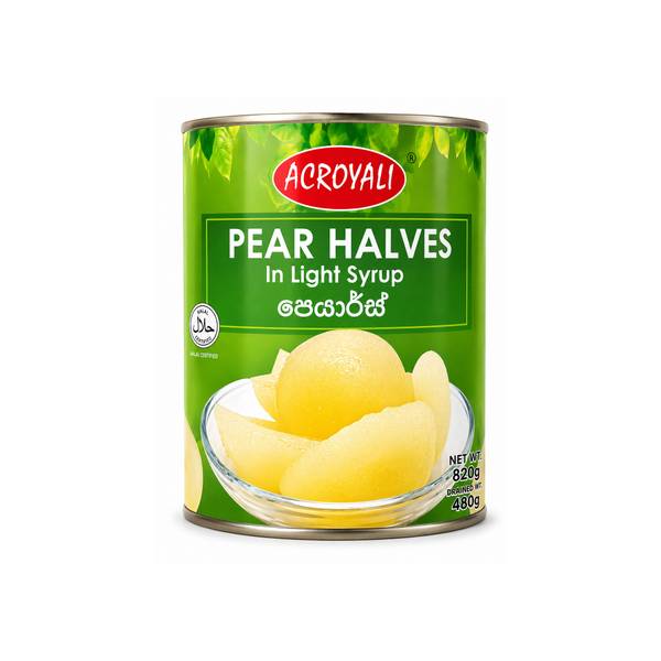 Pear Halves In Syrup