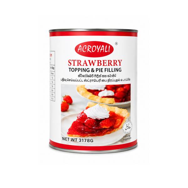 Strawberry Pie Filling 50%