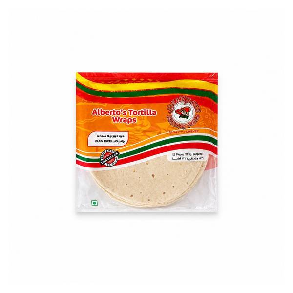 Albertos Flour Tortilla Wraps 10" 6'S